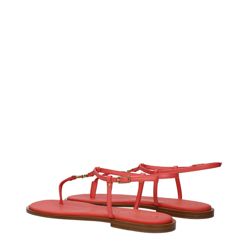 Christian Dior Pink Leather Flip-Flop Sandals with Buckle Closure – Women’s